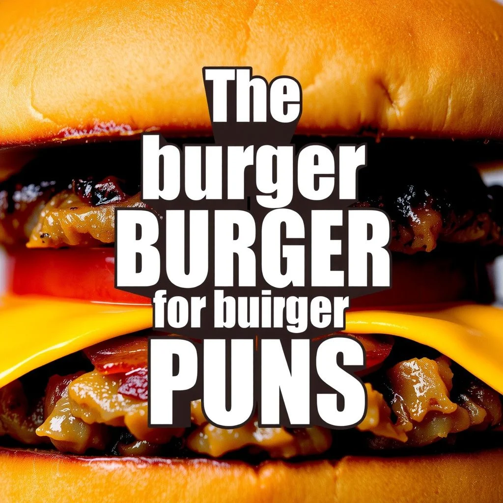 burger puns illustration