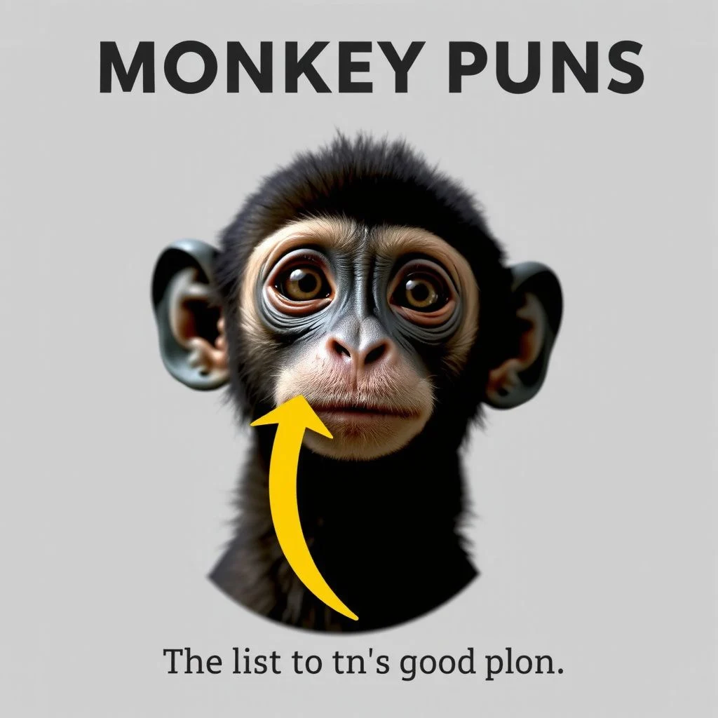 monkey puns illustration
