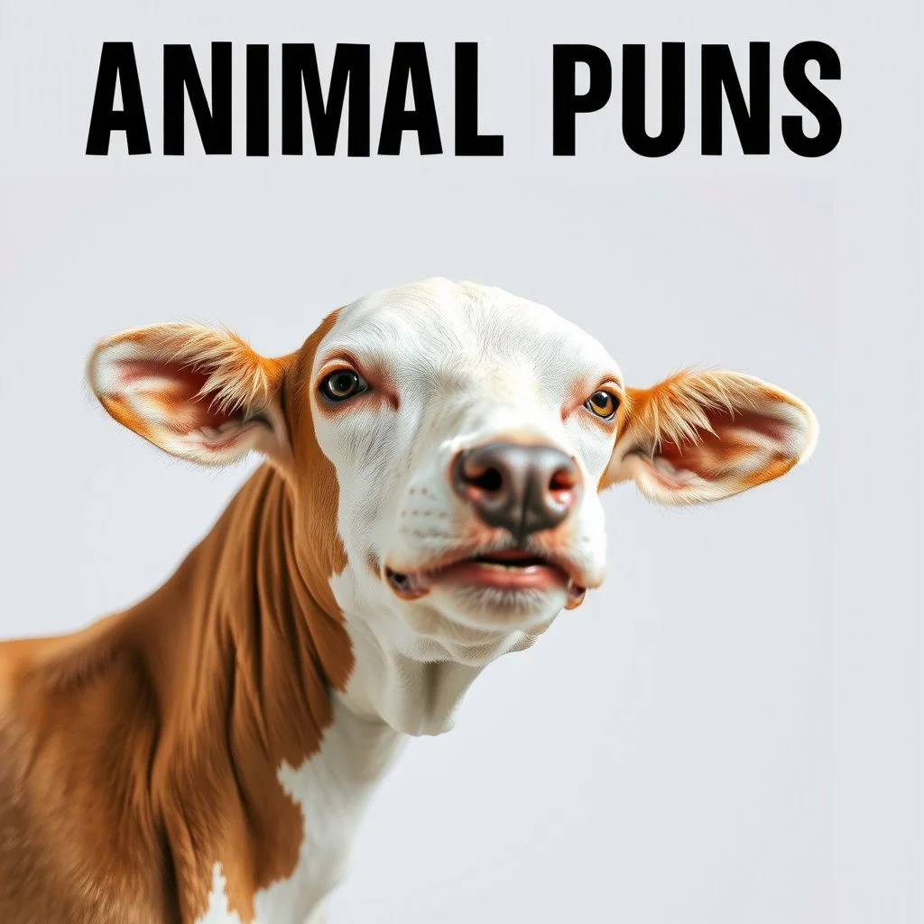 animal puns illustration