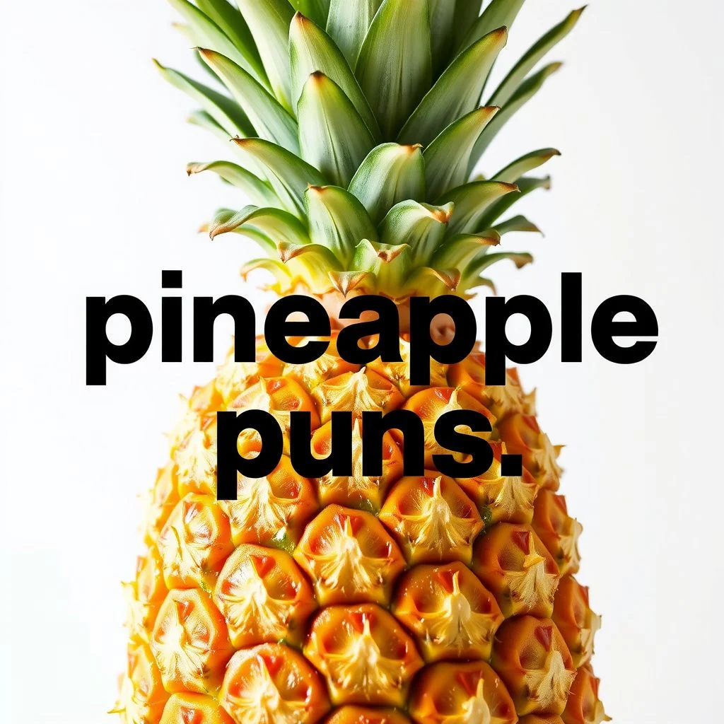 pineapple puns illustration