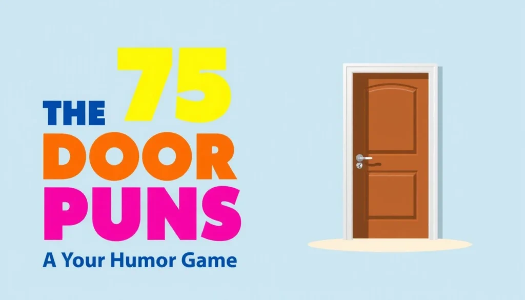 door puns — 75 Door Puns That Will Open Up Your Humor Game
