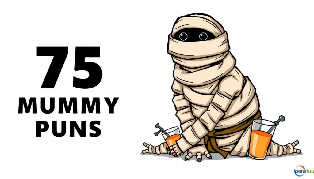 mummy puns — 75 Mummy Puns That Will Leave You in Stitches (Wrapped)