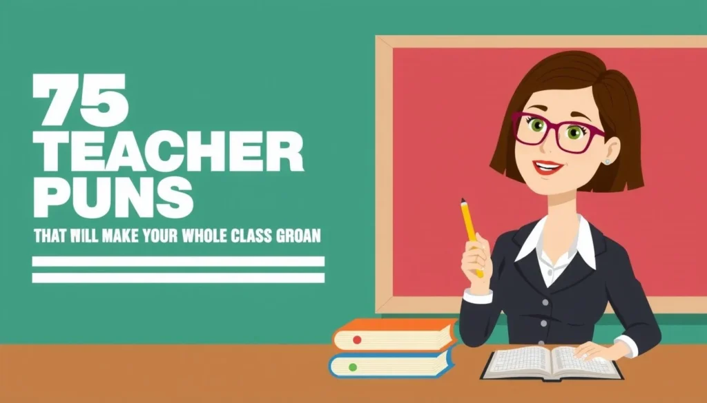 teacher puns — 75 Teacher Puns That Will Make Your Whole Class Groan
