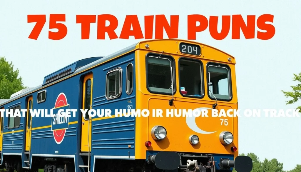 train puns — 75 Train Puns That Will Get Your Humor Back on Track