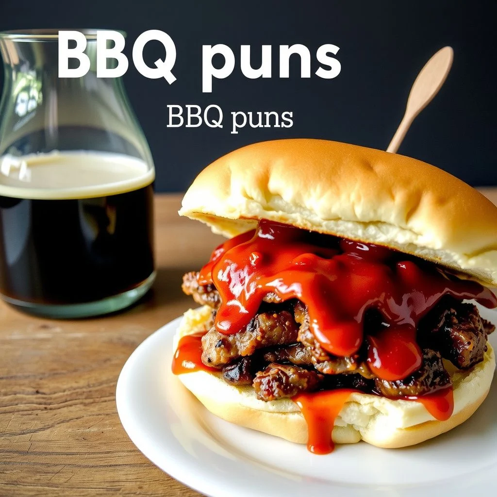 bbq puns illustration