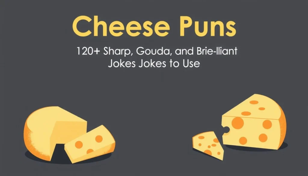 cheese puns — Cheese Puns: 120+ Sharp, Gouda, and Brie-lliant Jokes to Use