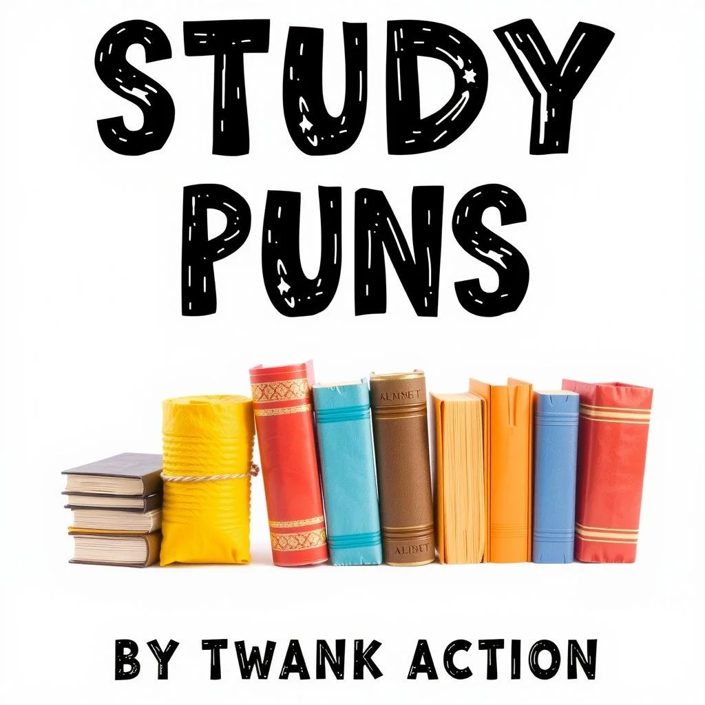 study puns illustration