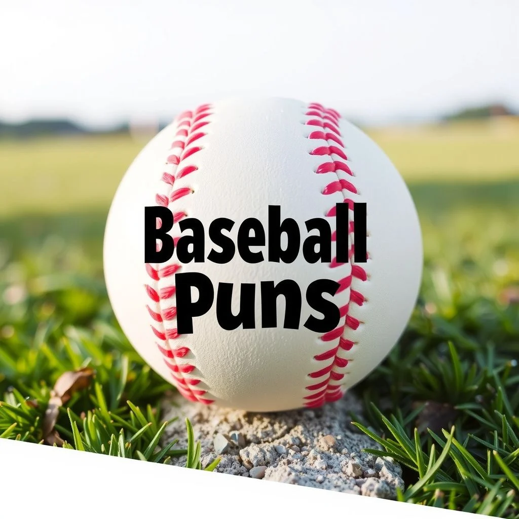 baseball puns illustration