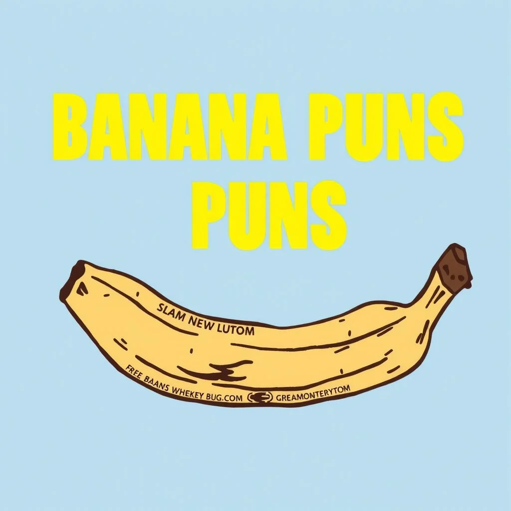 banana puns illustration