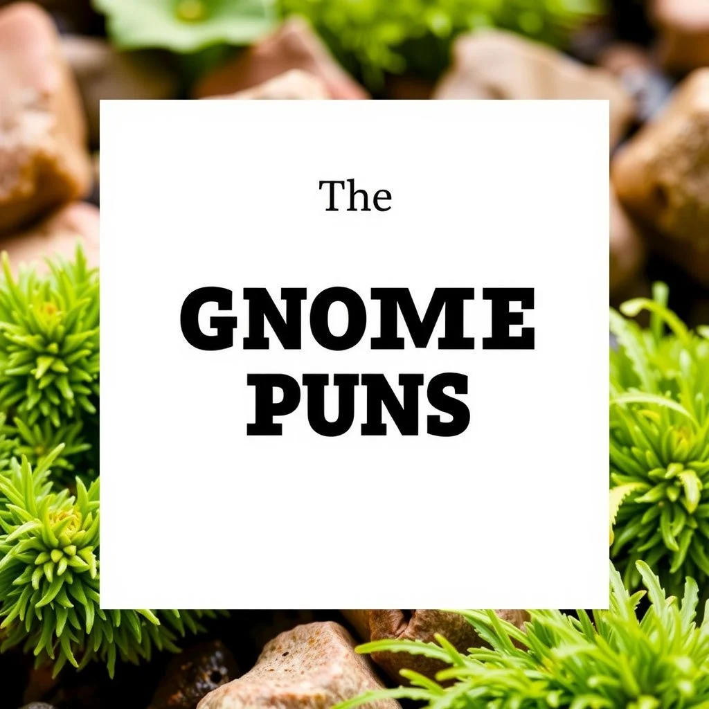 gnome puns illustration
