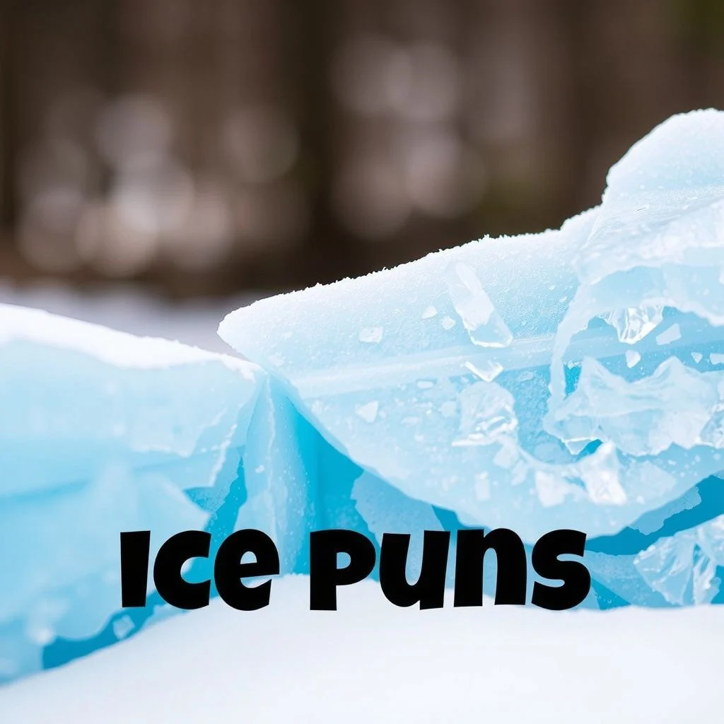 ice puns illustration