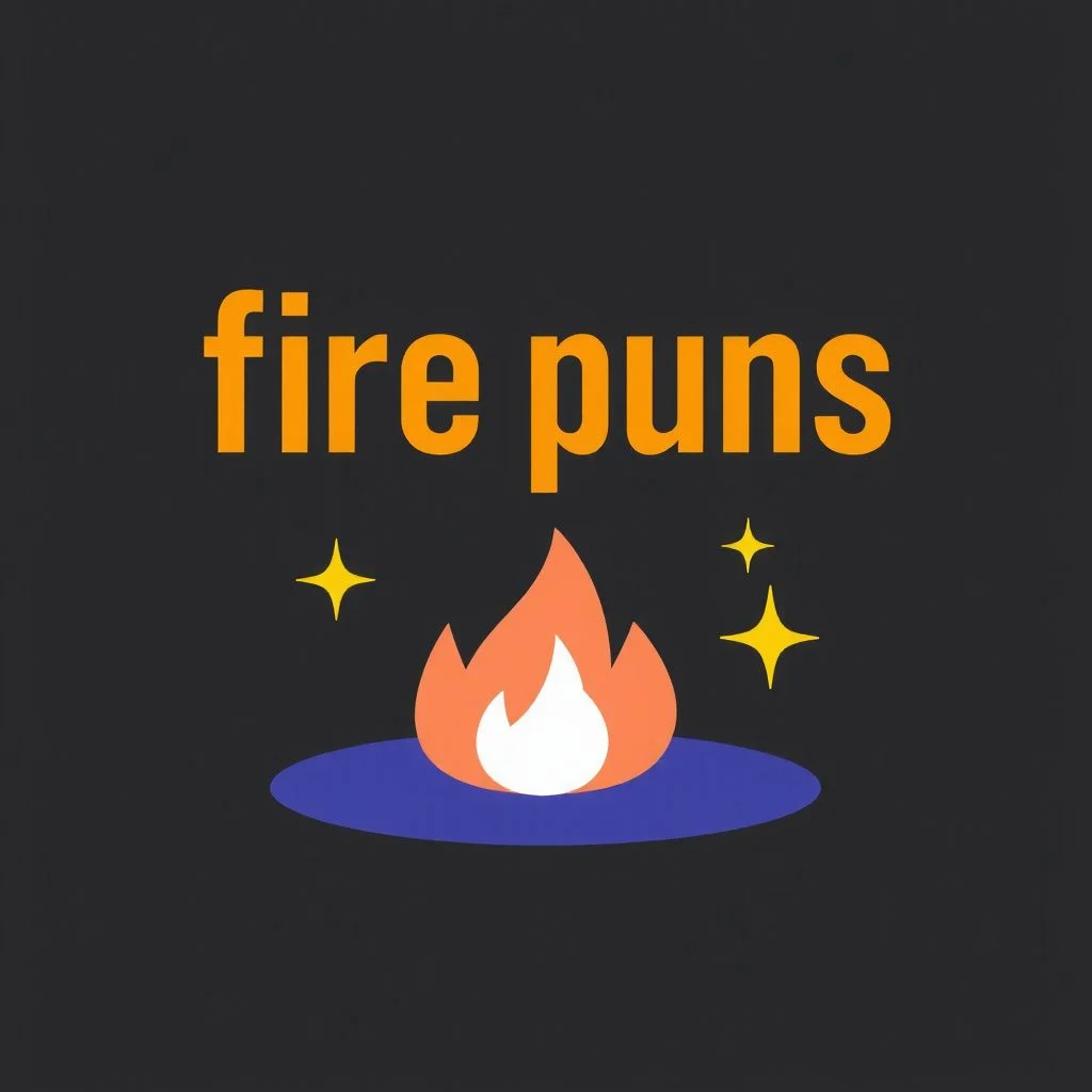 fire puns illustration
