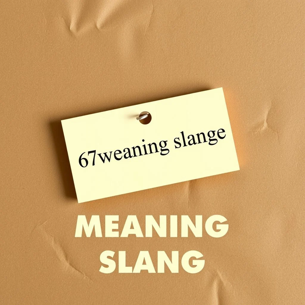 67meaning slang illustration